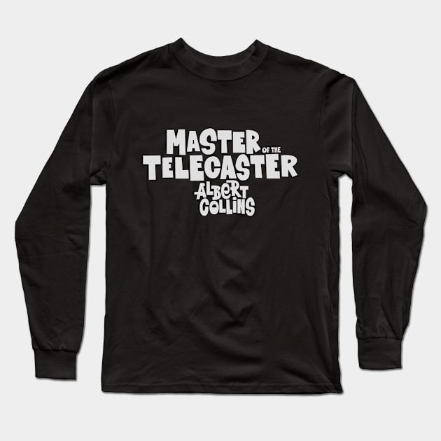 The Ice man -  Albert Collins, the Master of the Telecaster Long Sleeve T-Shirt by Boogosh